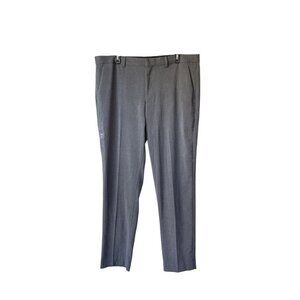 Express Mens Dress Pants Size 36X32 Extra Slim Gray Stretch Preppy Academia